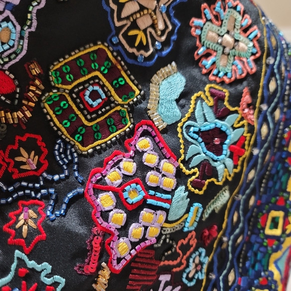 FLORENCIA EMBELLISHED MINI DRESS size 8 - Alice + Olivia - Picture 5 of 16